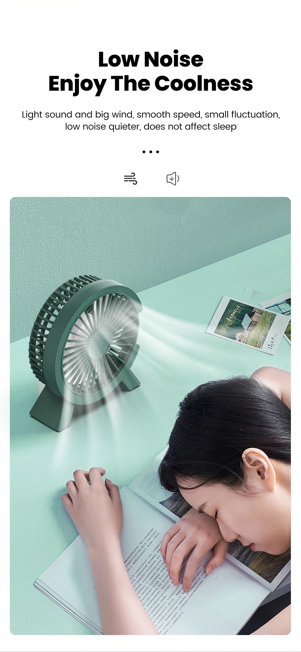 Portable Mini USB Desk Fan