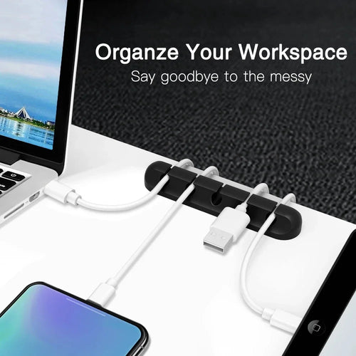 Silicone Cable organizer Management Clips