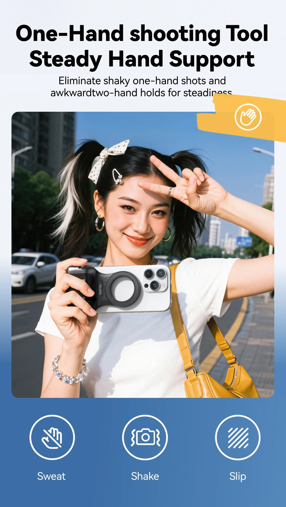 TELESIN Magnetic Smartphone Camera Grip