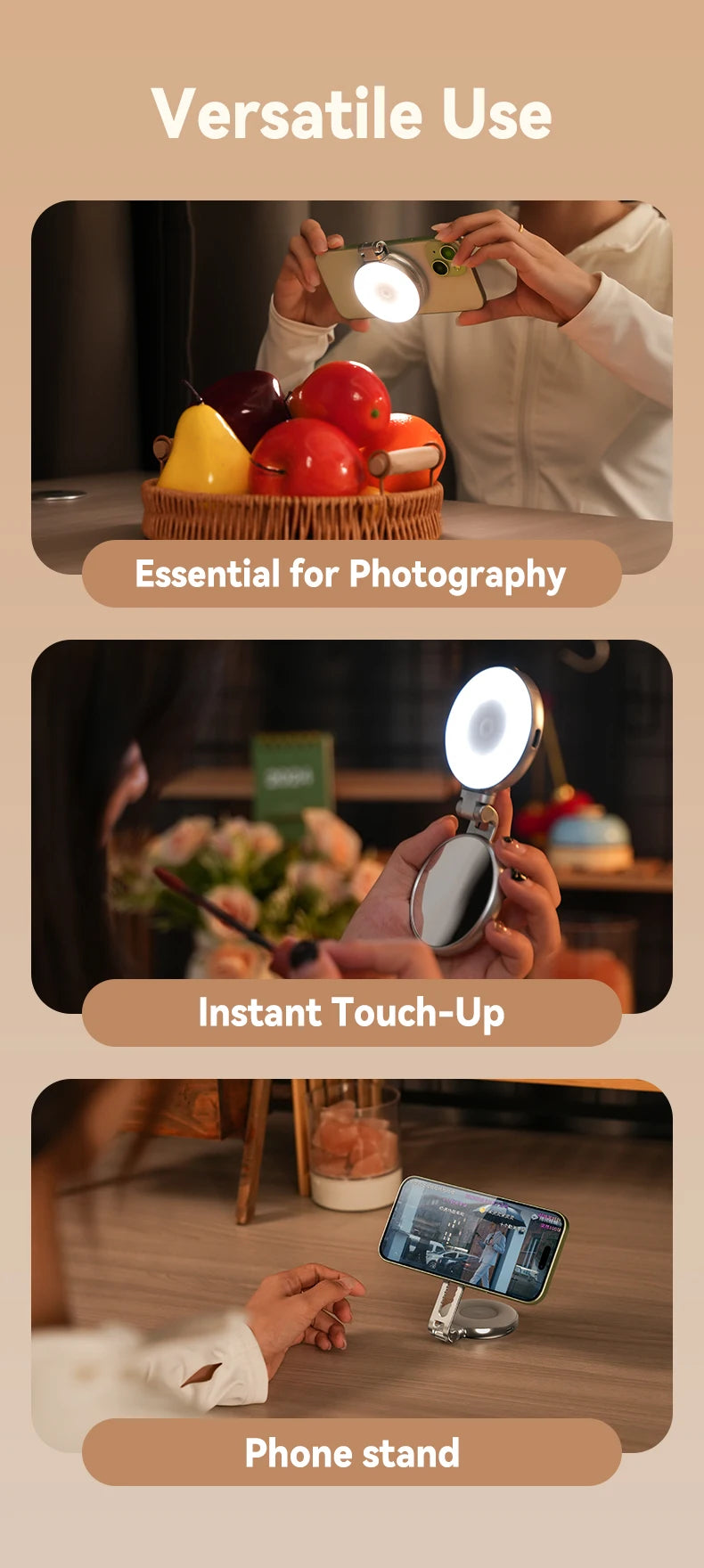 TELESIN Magnetic Smartphone Camera Grip