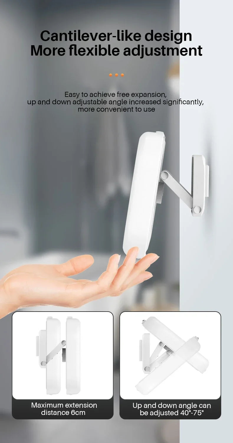 Waterproof Shower Phone Holder with Anti-Fog Screen