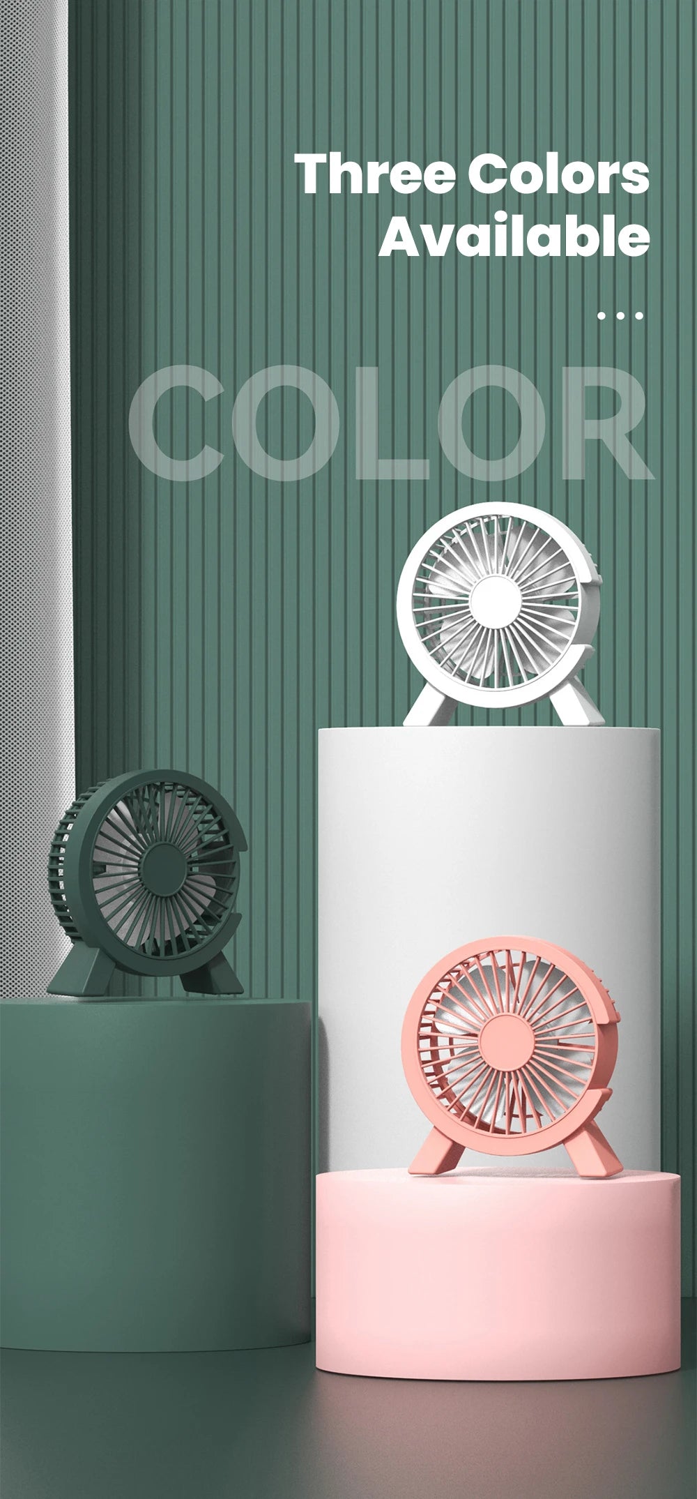 Portable Mini USB Desk Fan