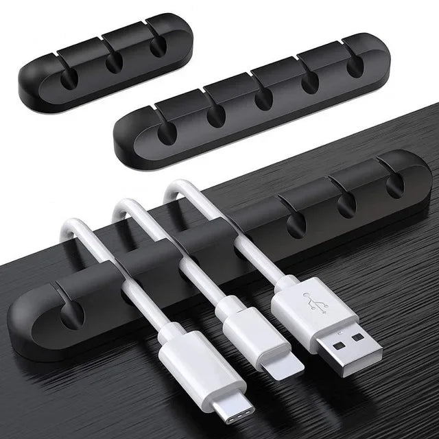 Silicone Cable organizer Management Clips