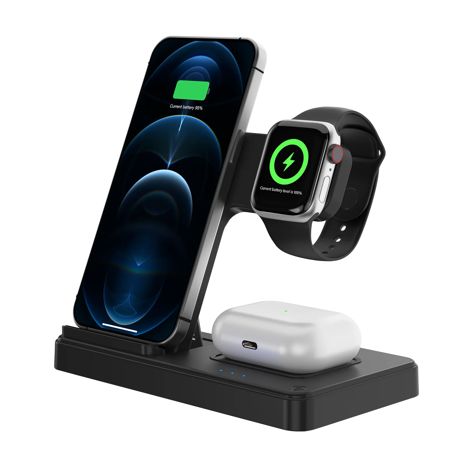 3-in-1 Foldable Wireless Charging Station