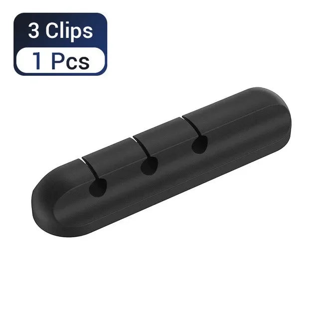Silicone Cable organizer Management Clips