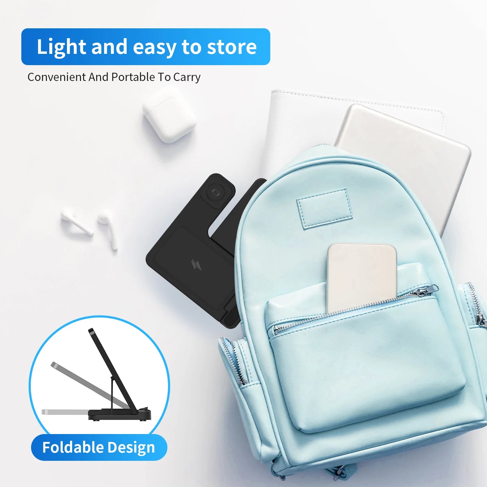 3-in-1 Foldable Wireless Charging Station
