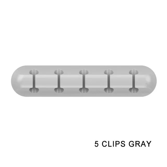 Silicone Cable organizer Management Clips