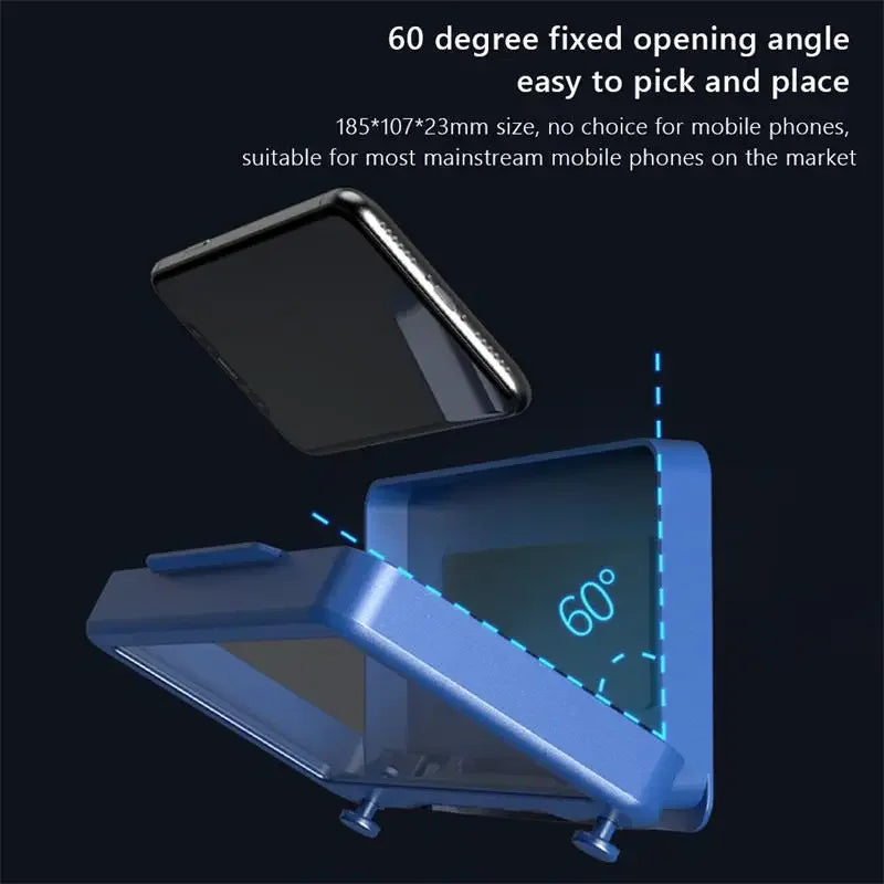 Waterproof Shower Phone Holder with Anti-Fog Screen