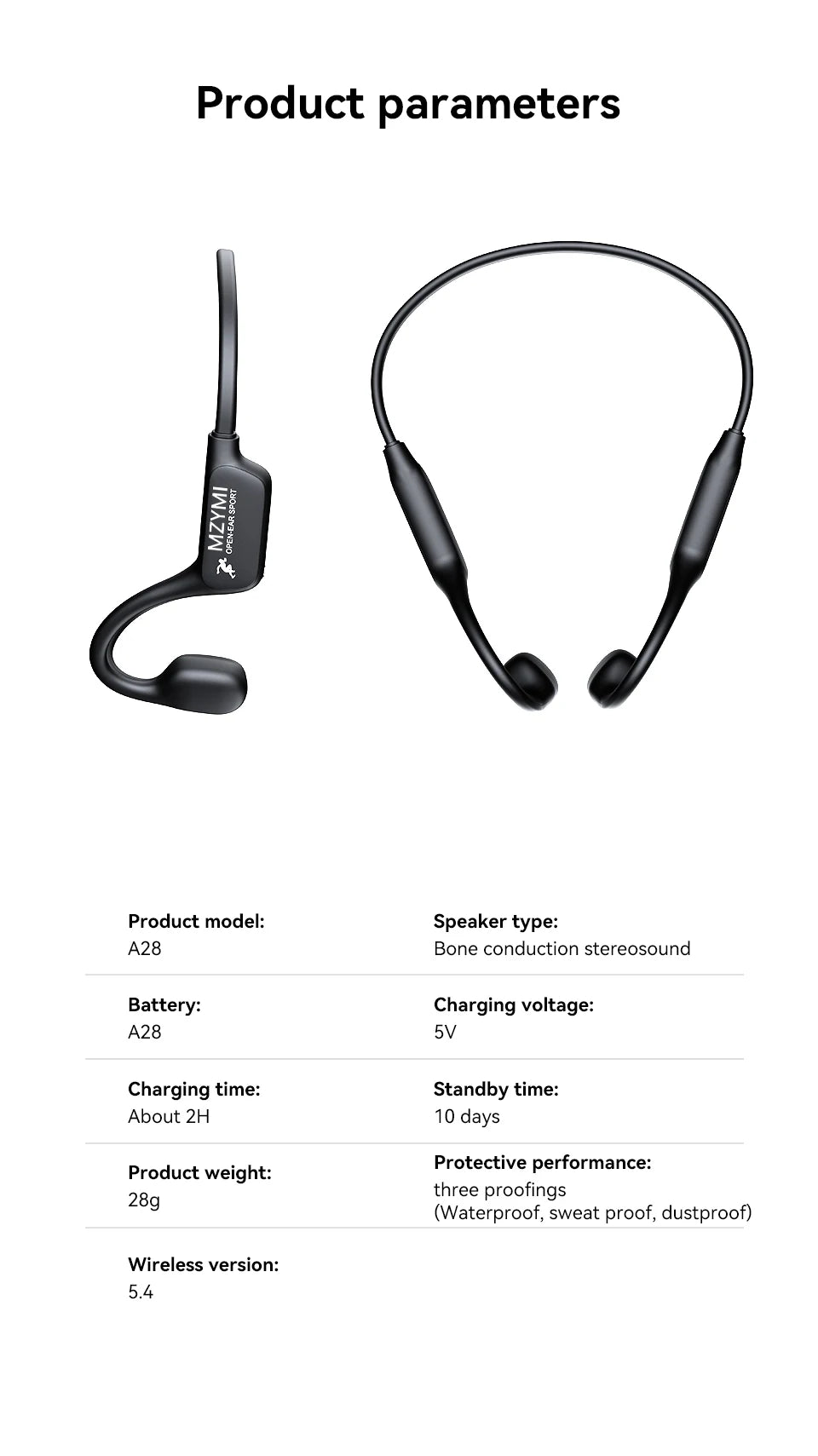 Waterproof Sports Neckband Earphones⁠