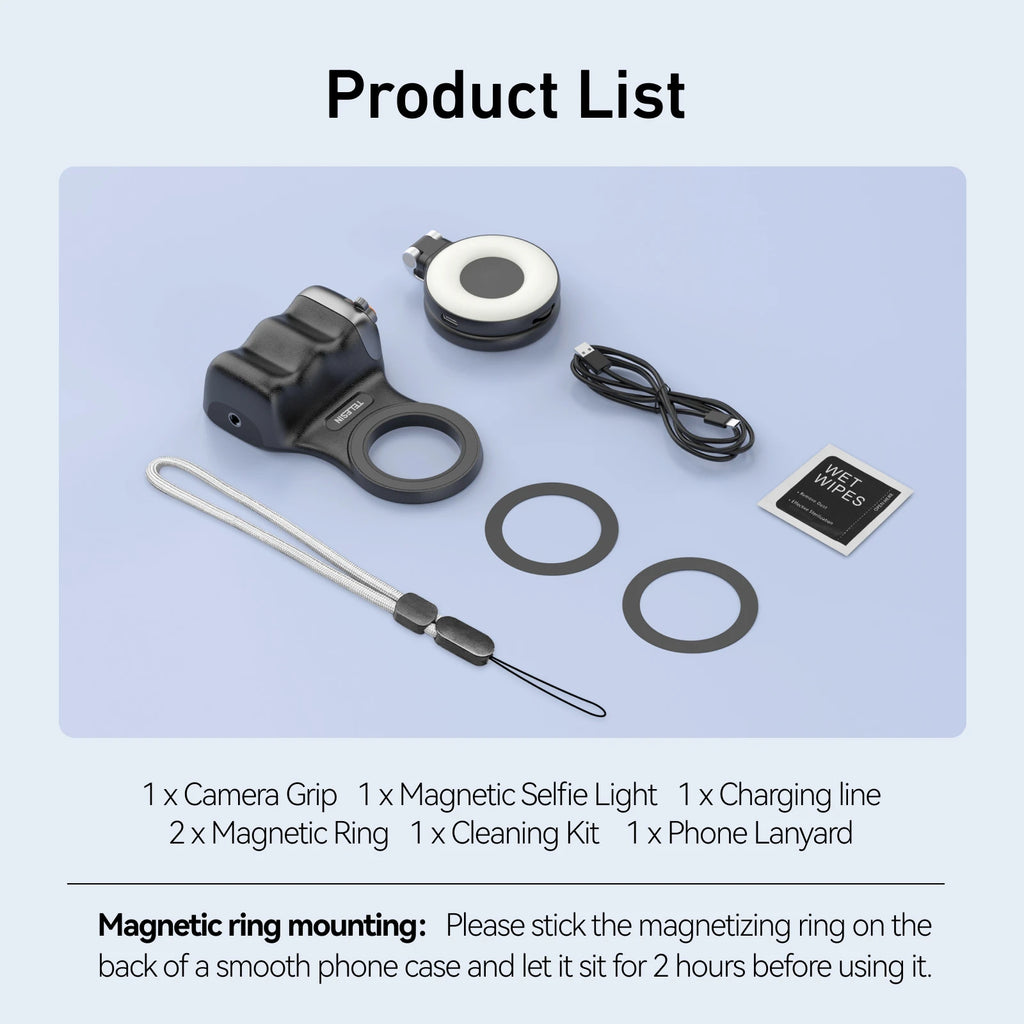 TELESIN Magnetic Smartphone Camera Grip