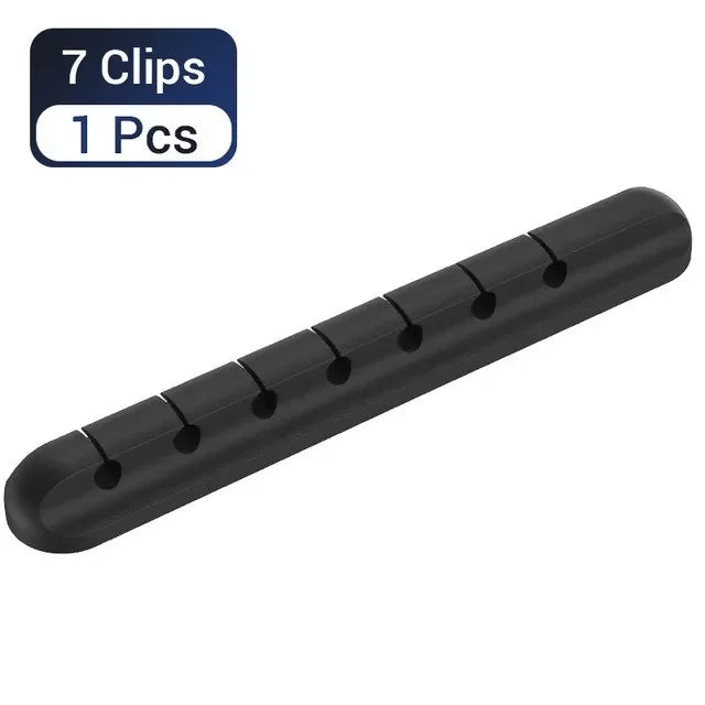 Silicone Cable organizer Management Clips