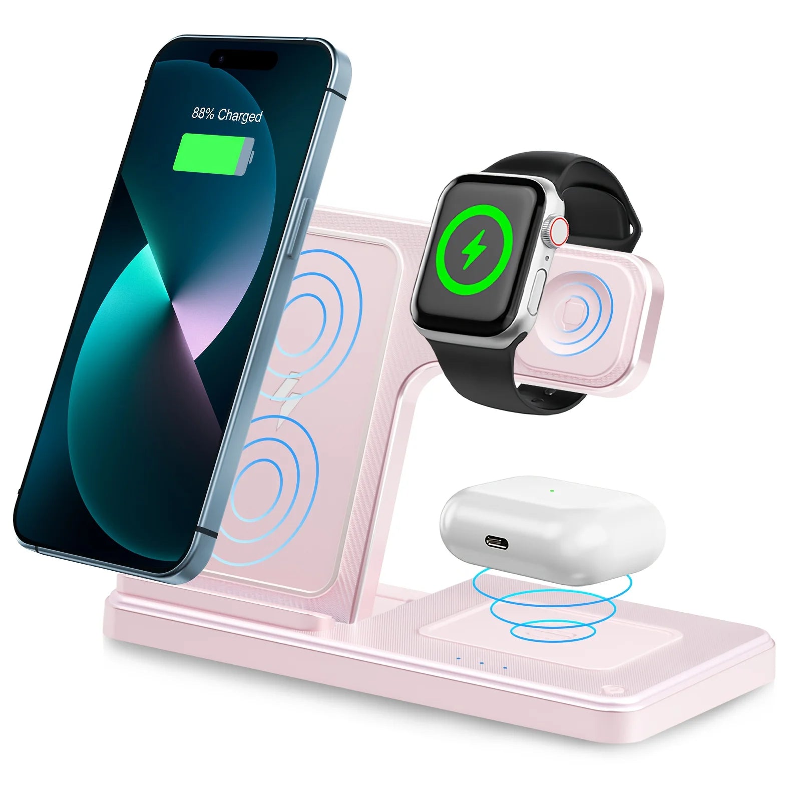 3-in-1 Foldable Wireless Charging Station