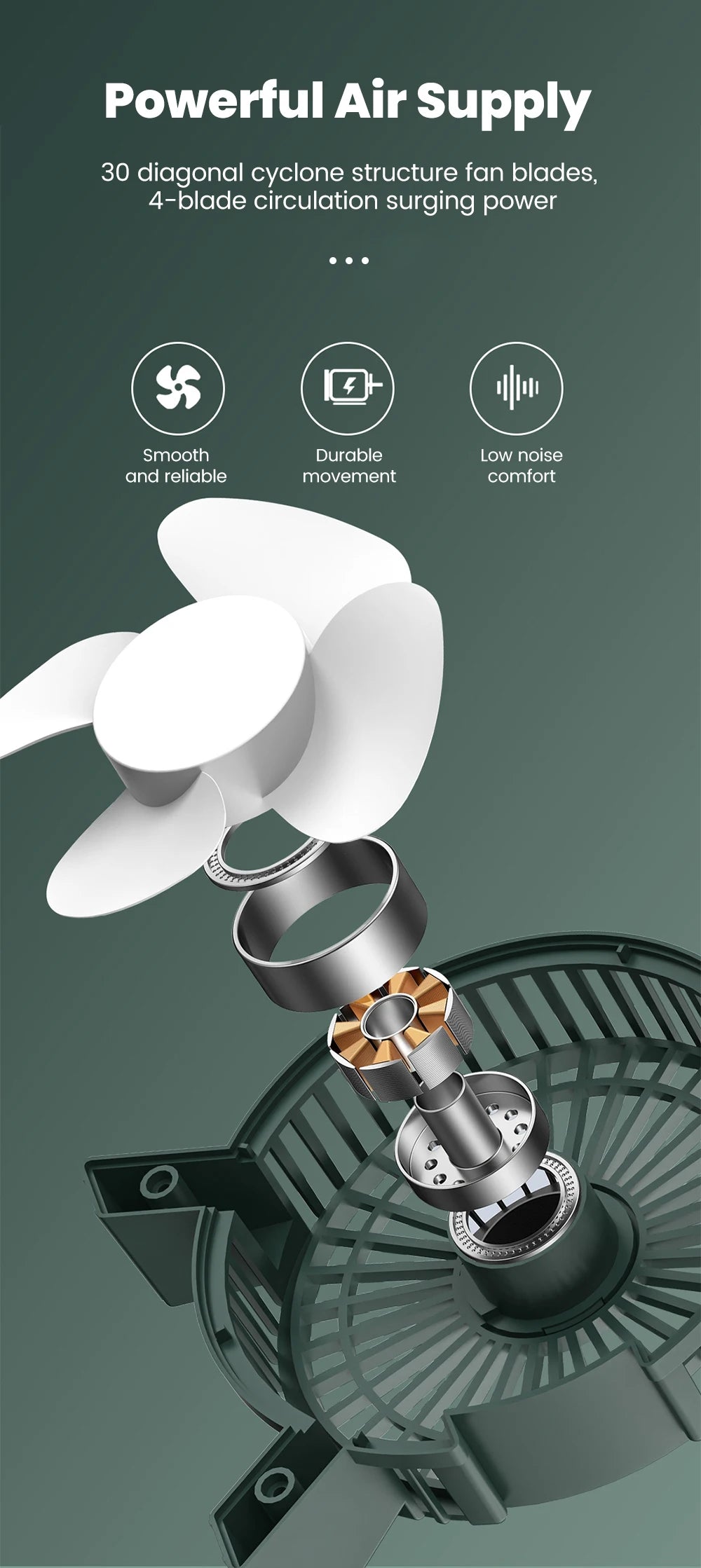 Portable Mini USB Desk Fan