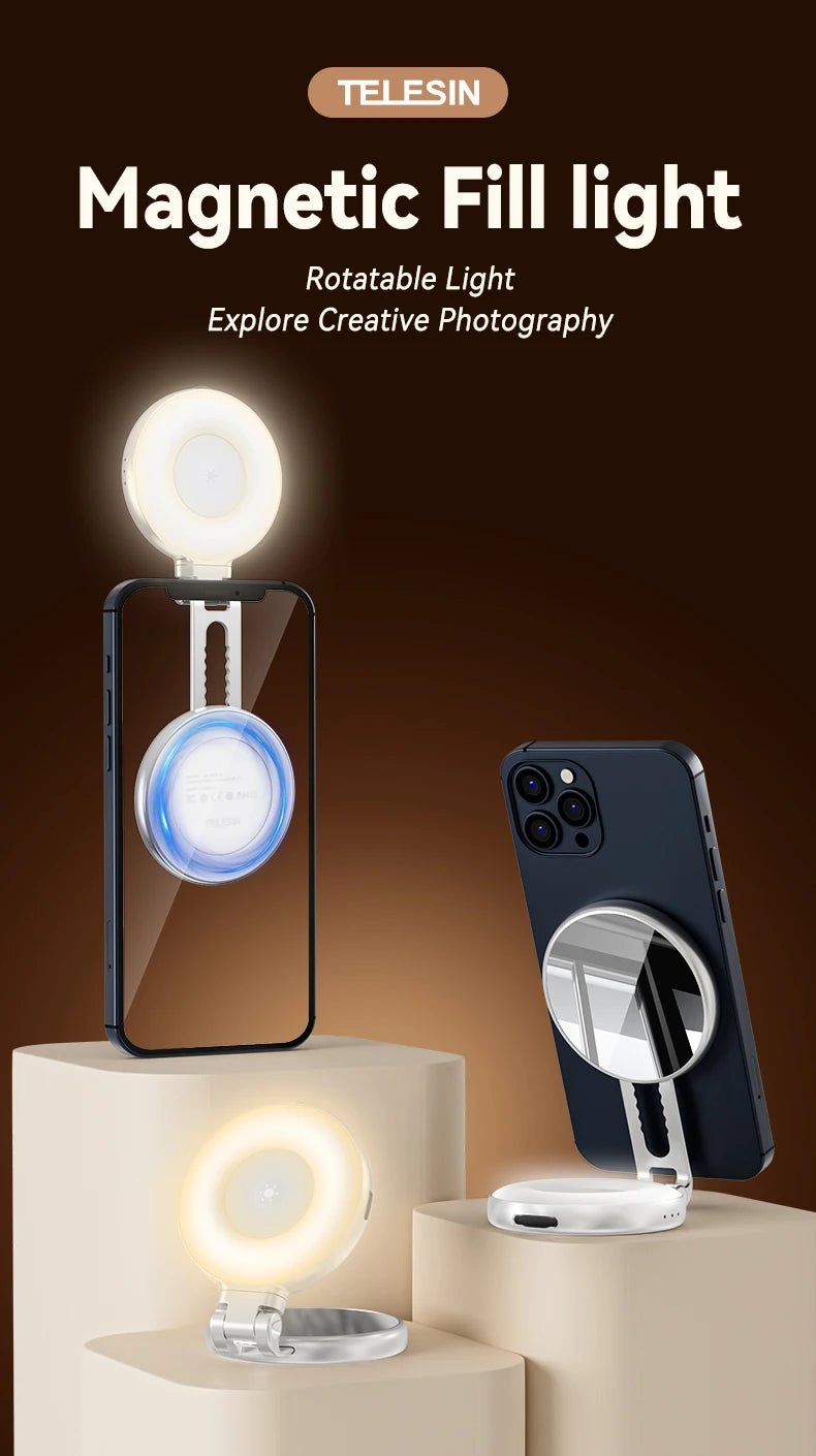 TELESIN Magnetic Smartphone Camera Grip